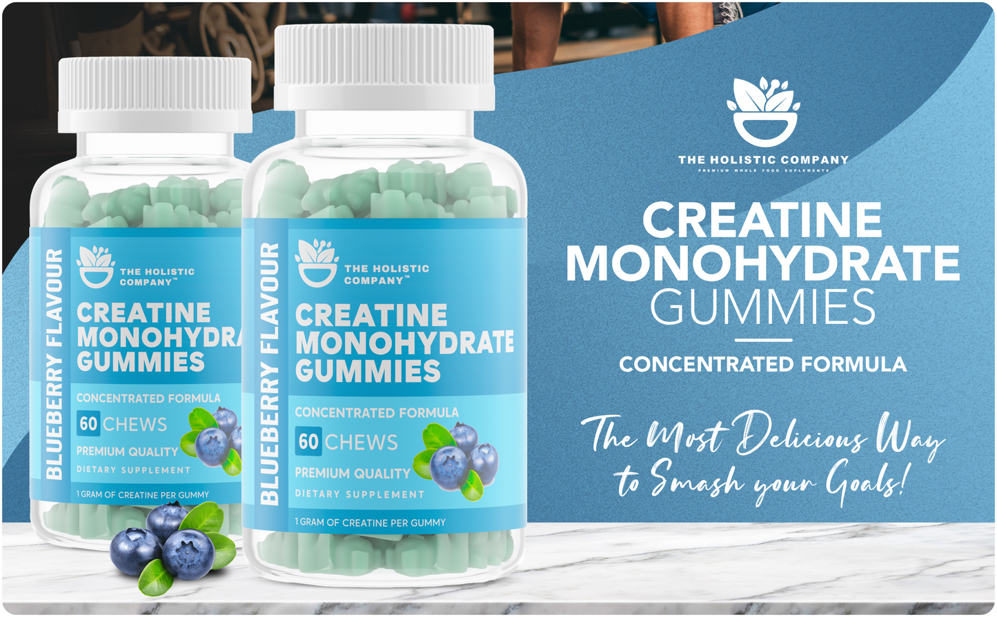 The Holistic Company Creatine Monohydrate Gummies